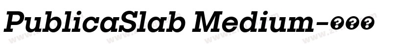 PublicaSlab Medium字体转换 PublicaSlab Medium字体转换